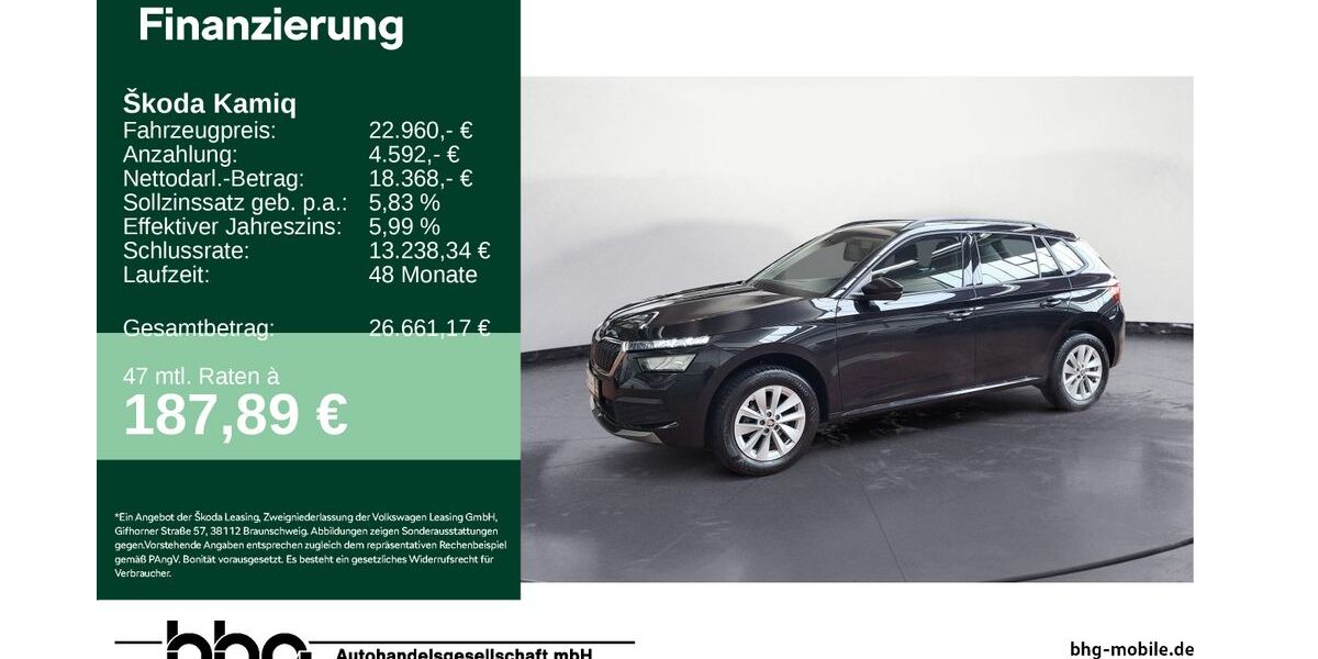 Skoda Kamiq 54.577 km 21.960 &euro; Ettlingen 76275