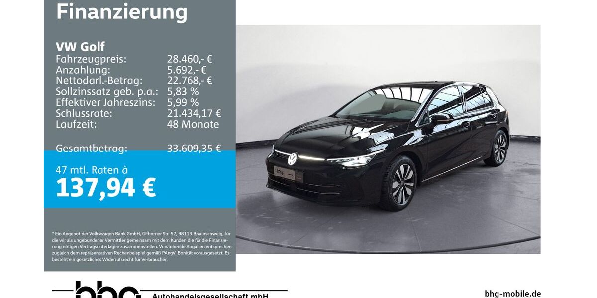 VW Golf 25.196 km 26.790 &euro; Ettlingen 76275