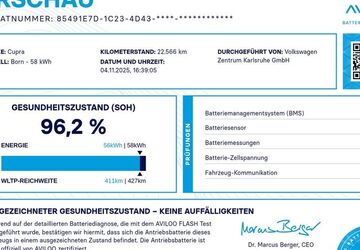 Cupra Born 22.500 km 26.750 &euro; Karlsruhe 76131
