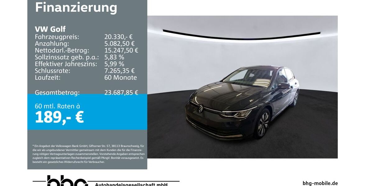 VW Golf 40.067 km 20.330 &euro; Ettlingen 76275