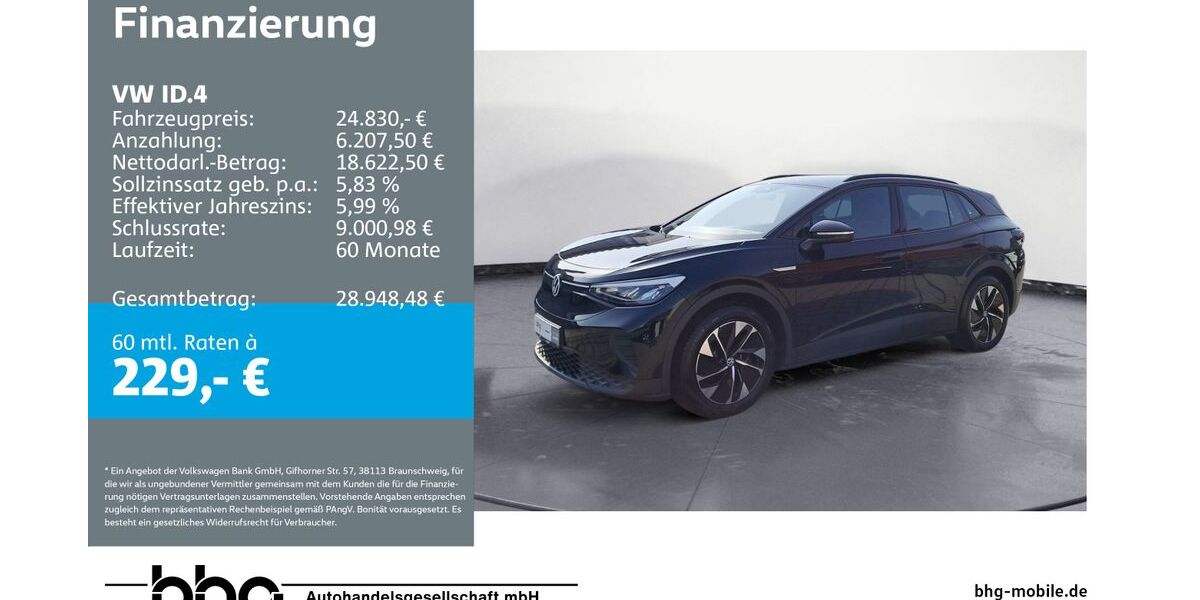 VW ID.4 31.693 km 24.230 &euro; Durmersheim 76448