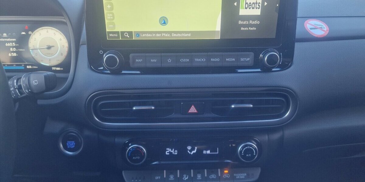 Hyundai Kona 1.6GDI Prime NAVI Klimaautomatik 77.000 km 22.499 &euro; Landau 76829