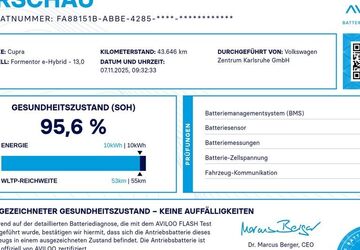 Cupra Formentor 43.700 km 26.990 &euro; Karlsruhe 76131