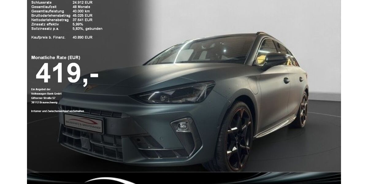 Cupra Leon 8.000 km 40.890 &euro; Gaggenau 76571