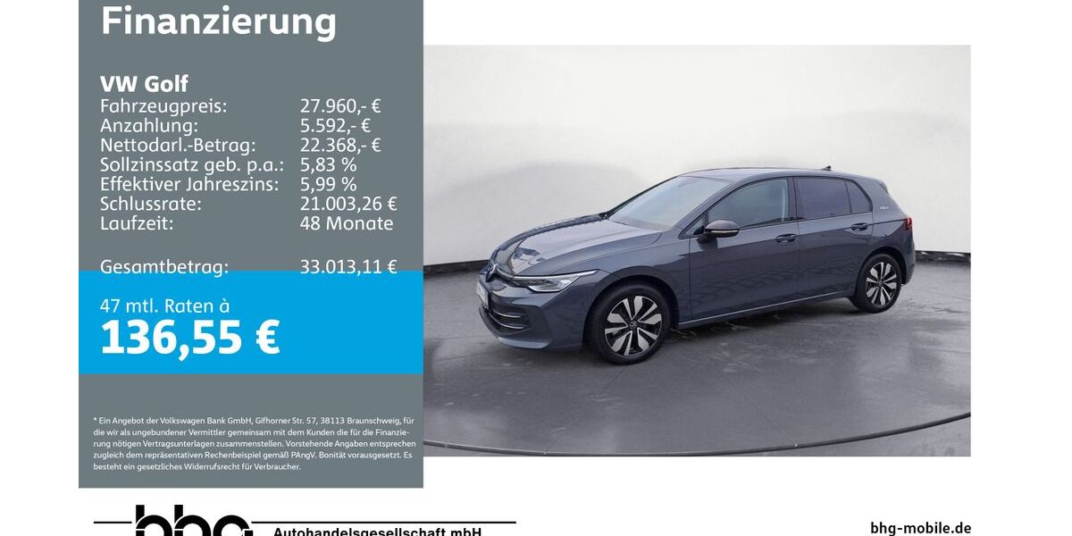 VW Golf 22.711 km 26.890 &euro; Ettlingen 76275
