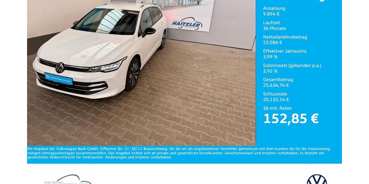 VW Golf 5.598 km 32.980 &euro; Gernsbach 76593