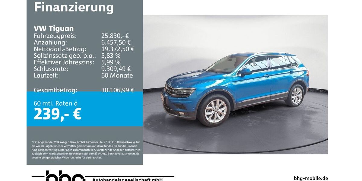 VW Tiguan 68.697 km 24.390 &euro; Ettlingen 76275