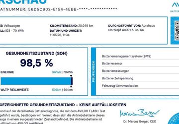 VW ID.3 20.000 km 41.750 &euro; Weingarten 76356