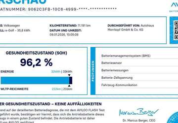 VW Golf 11.300 km 17.750 &euro; Weingarten 76356
