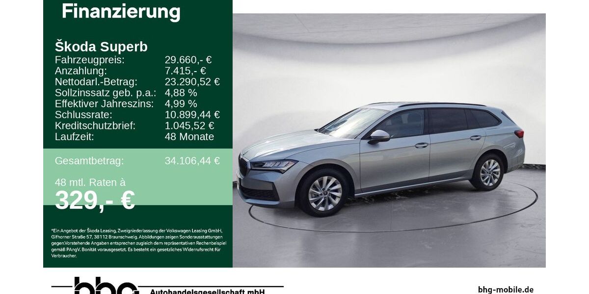 Skoda Superb 20.668 km 28.890 &euro; Ettlingen 76275