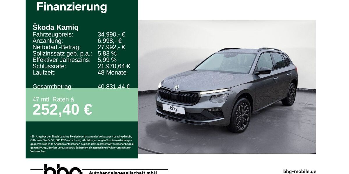 Skoda Kamiq 1.001 km 32.990 &euro; Ettlingen 76275