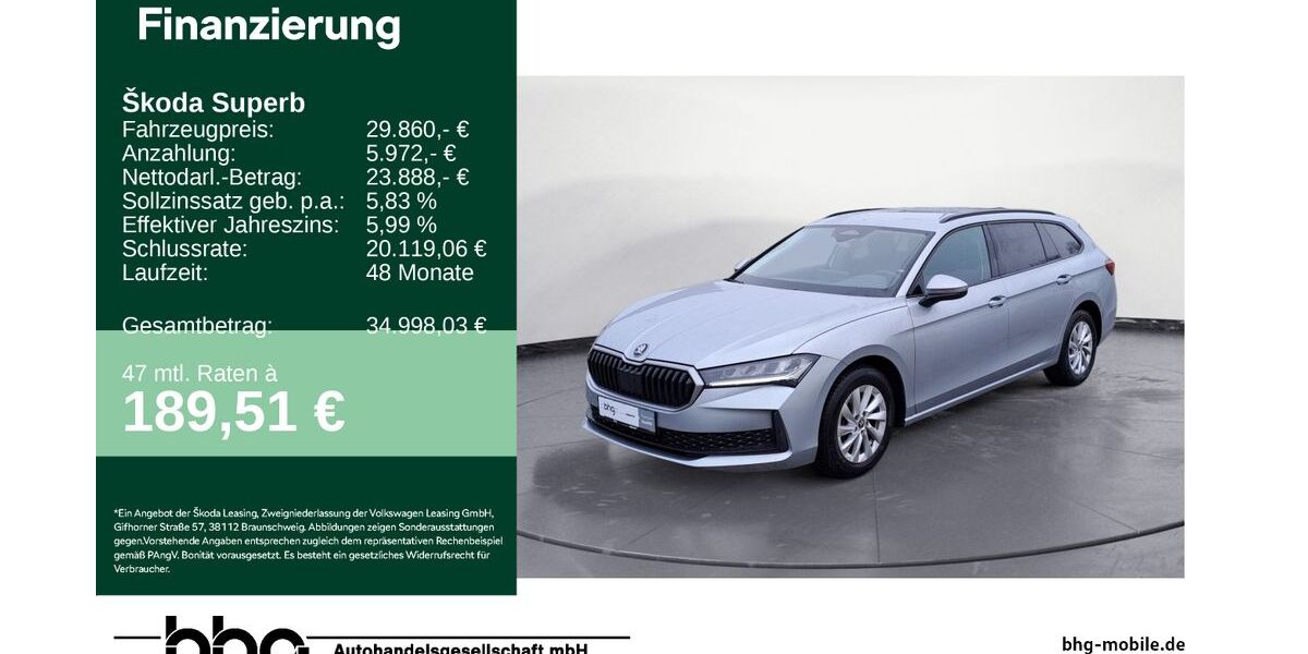 Skoda Superb 27.301 km 29.490 &euro; Durmersheim 76448