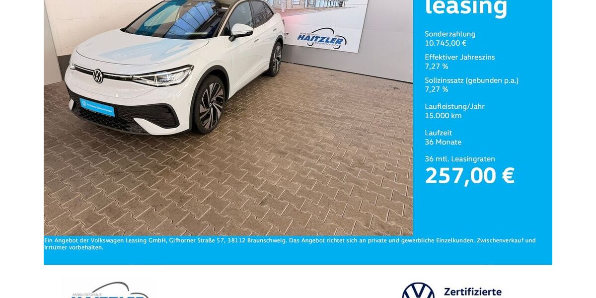 VW ID.5 7.400 km 42.980 &euro; Gernsbach 76593